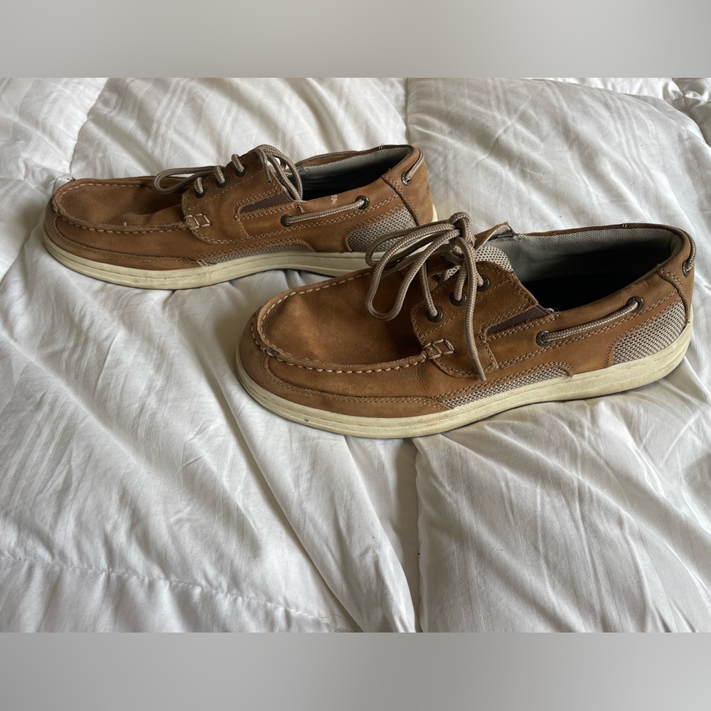 Men’s Dockers Boat Shoes Tan Sz 11M